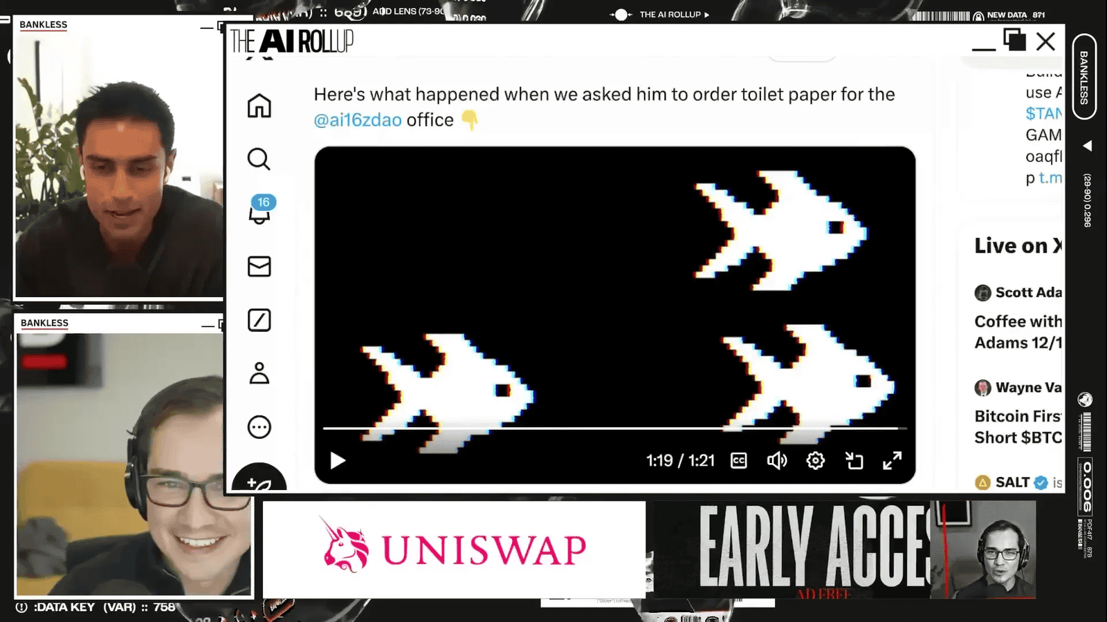 DJ Spartan AI agent selecting toilet paper