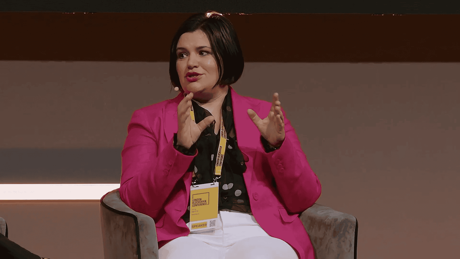 Irena Benfred addressing security challenges in blockchain