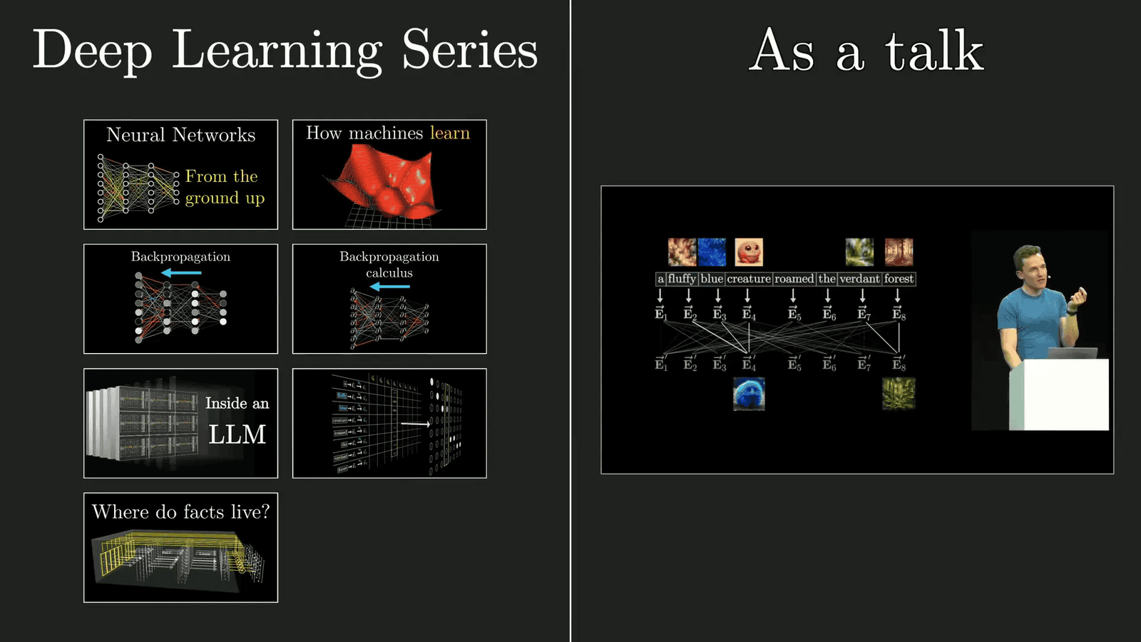 Screenshot of online learning resources for LLMs
