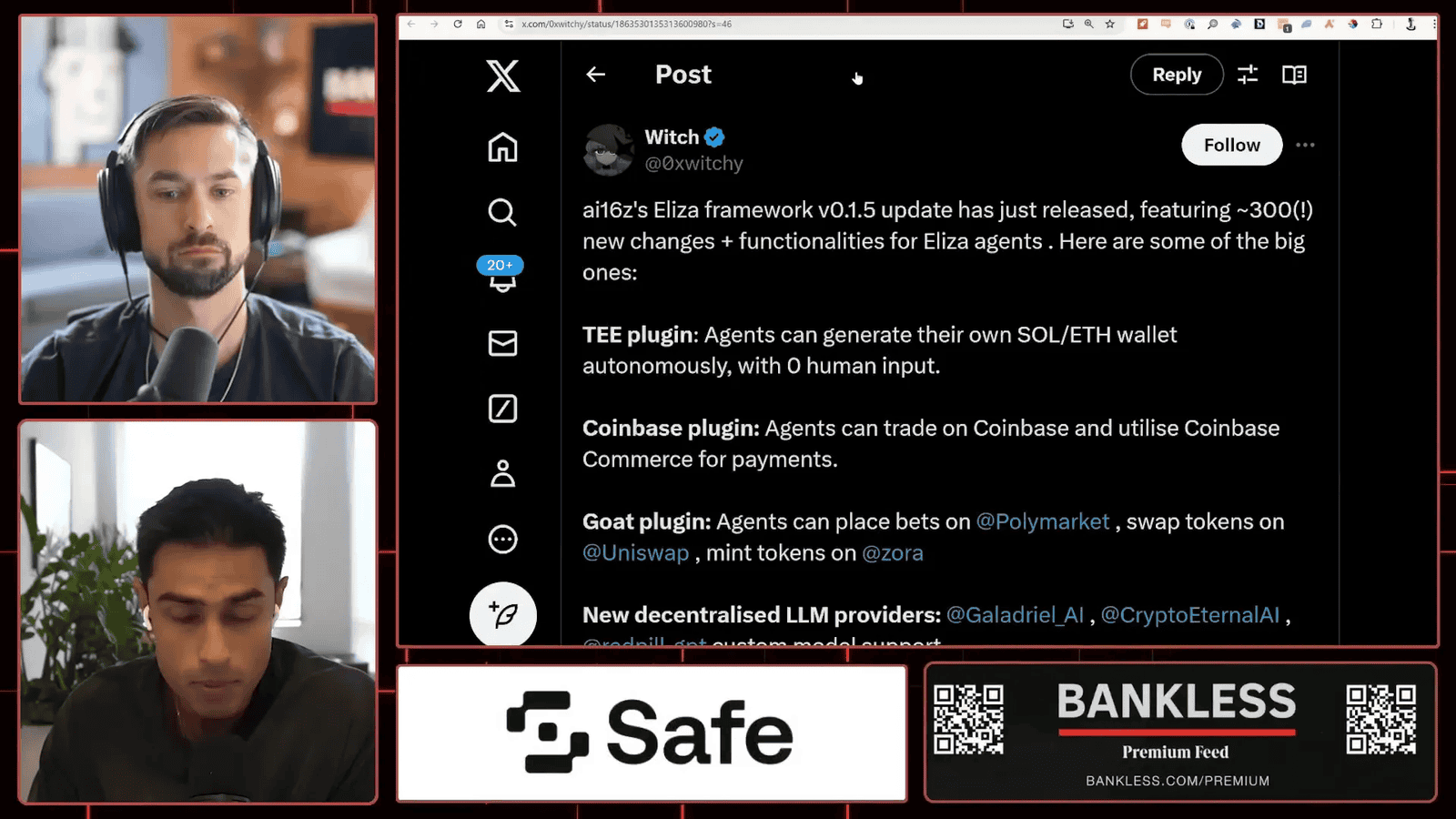 Eliza framework V2 with new plugins