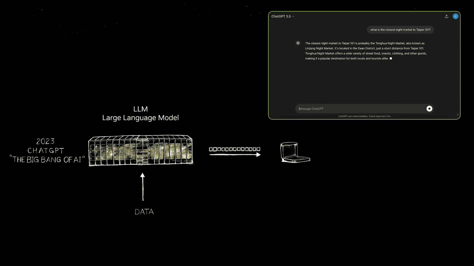 Robots in action in an AI factory
