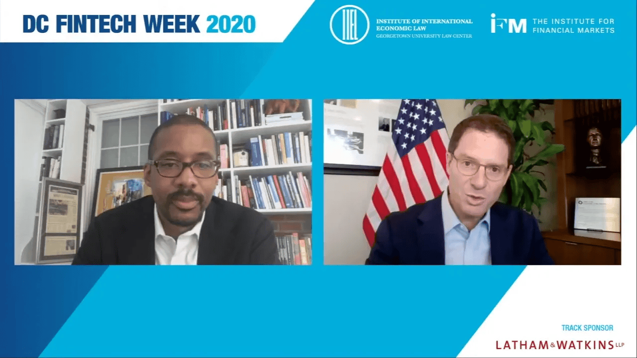 Example of a digital banking app