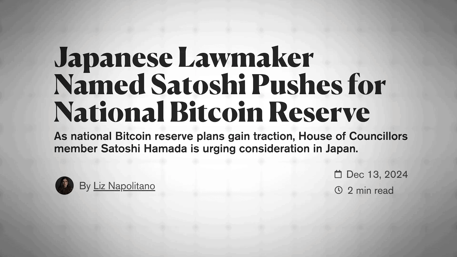 Conclusion on national digital asset reserves