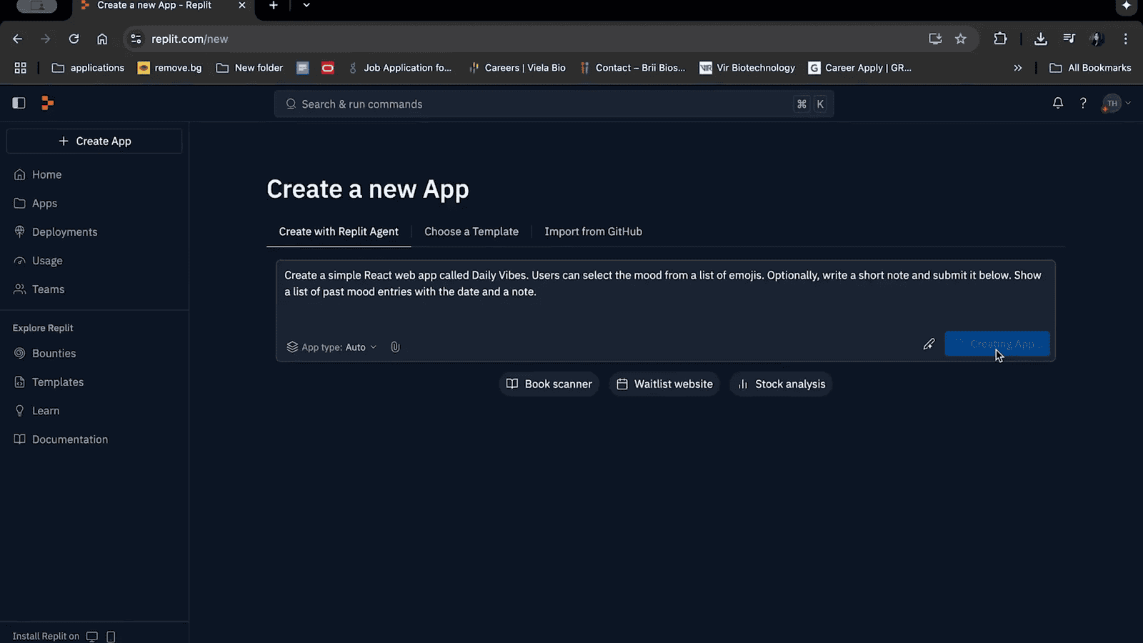 Vibe Coding Example with AI