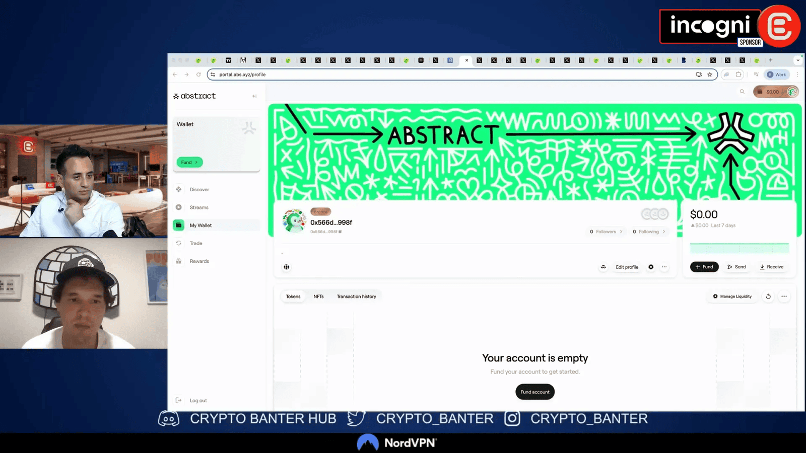 Abstract Chain Portal interface