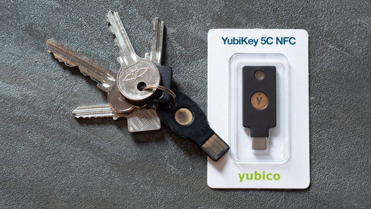 YubiKey 5C NFC USB-C security key