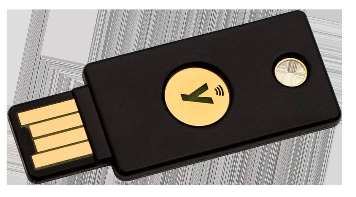 FIDO2 USB security key token