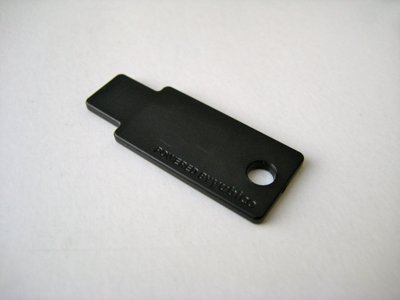 Black YubiKey-style USB-C security key (item type photo)