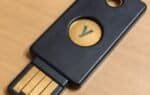 Best YubiKey 2026: YubiKey hardware security key on a plain background